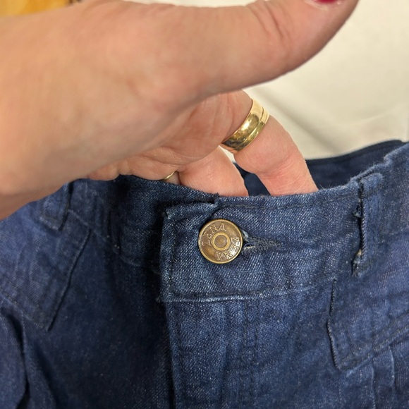 Vintage Zena Classic Blue Jeans High Waisted Mom Jeans pleated front Women’s 8 - Picture 3 of 11